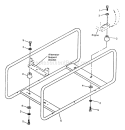 Part Location Diagram of 44623 Briggs and Stratton Cradle Assembly